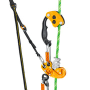 Enhance your climbing efficiency with the Petzl Chicane braking device. Compatible with Zigzag and Zigzag Plus Prusiks, it offers continuous friction on descents. Find it at Mower City Albury - come in-store today for all your climbing equipment and clothing needs.  ropes