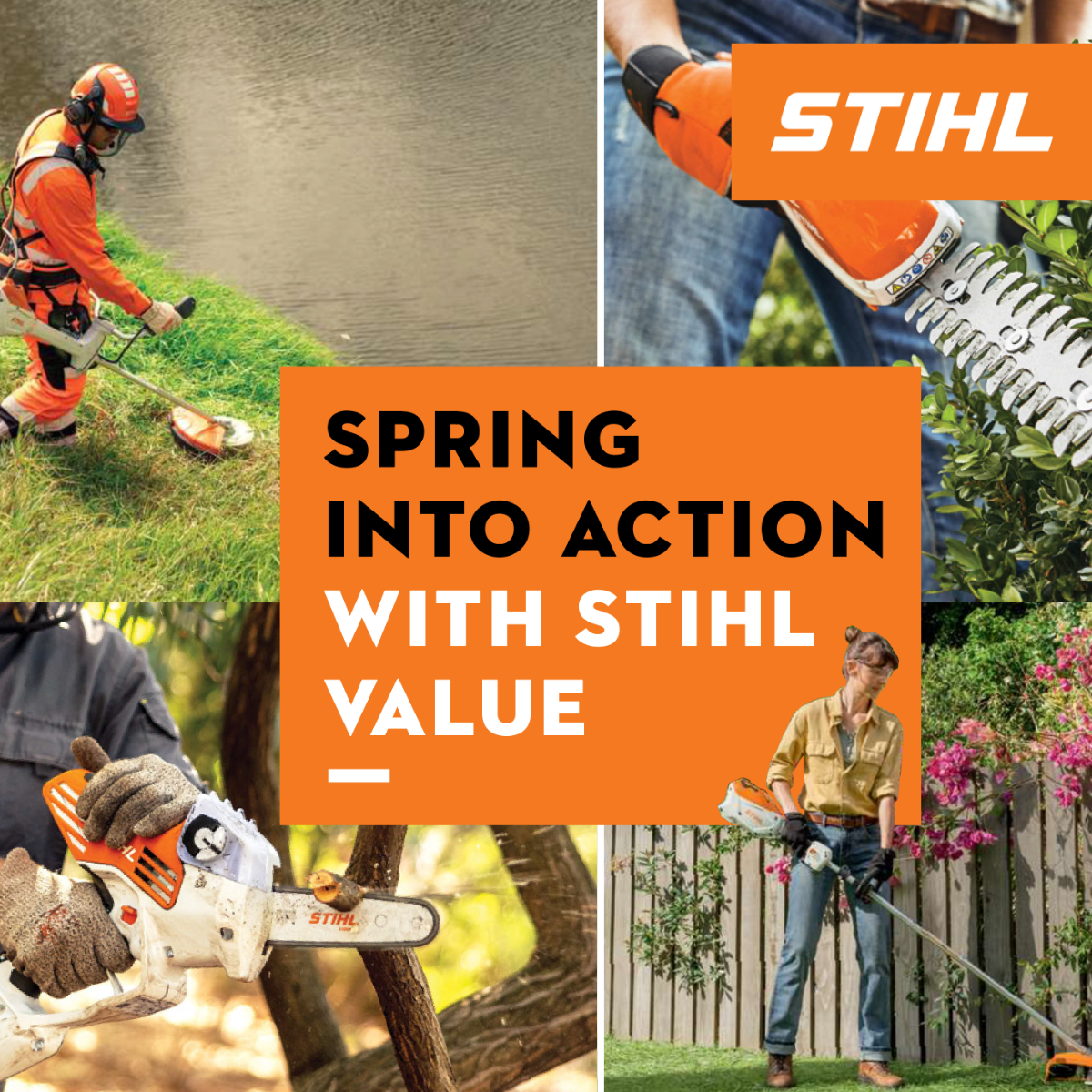 Spring into action with STIHL - mower city albury catalogue spring 2025