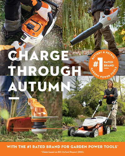Charge through autumn with STIHL - Mower City Albury