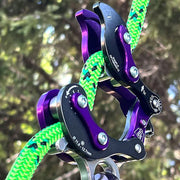 Rock Exotica Akimbo² climbing tool for arborists – lightweight, SRS and MRS compatible, available at Mower City Albury in use