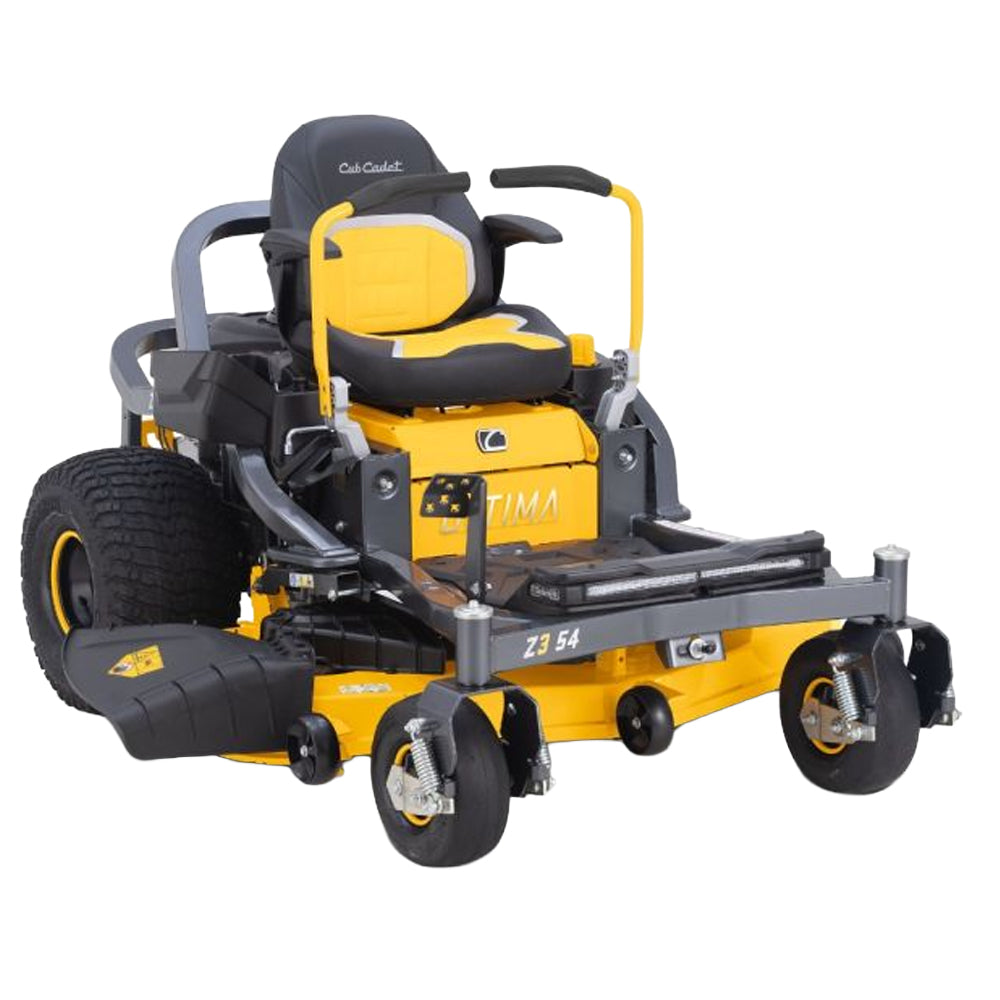 Cub Cadet Ultima Z3 54 zero turn mower with 24HP Kawasaki engine and 54” fabricated deck. Ideal for blocks up to 5 acres. Available at Mower City Albury.