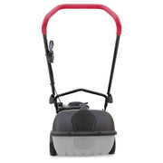 back view of Victa Corvette 300 18” push mower with 150cc Briggs & Stratton engine and mulching disc. More power for domestic mowing. Available at Mower City Albury.