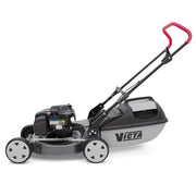 Victa lawn mower on a white background