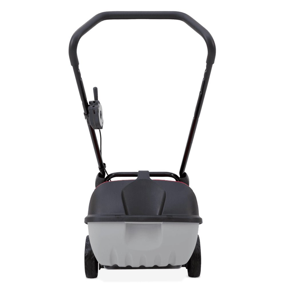 back view Victa Mustang 850 19” push mower with 190cc Briggs & Stratton engine and alloy deck. Built for tougher mowing conditions. Available at Mower City Albury.
