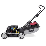 side view Victa Mustang 850 19” push mower with 190cc Briggs & Stratton engine and alloy deck. Built for tougher mowing conditions. Available at Mower City Albury.