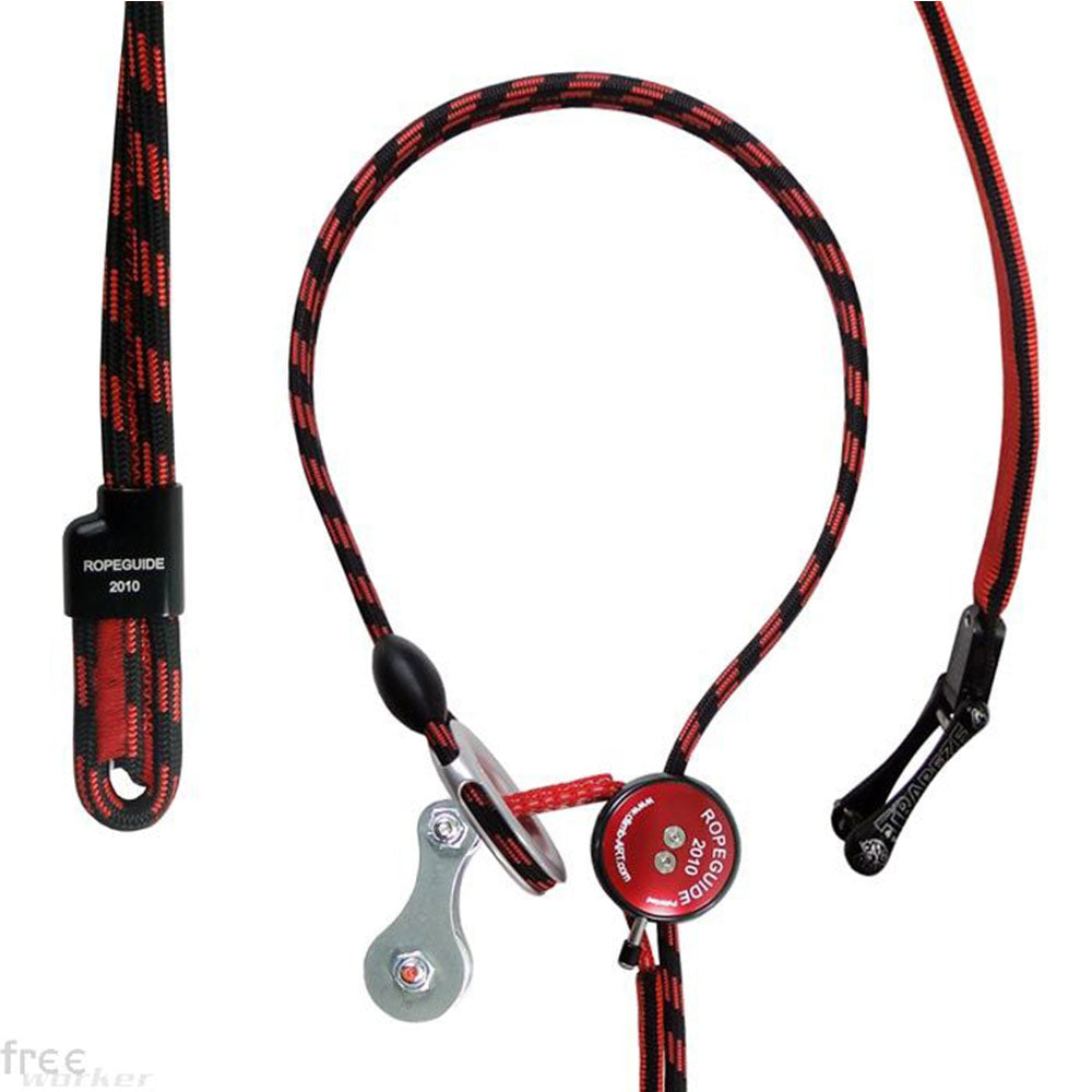 Discover the ART RopeGuide Basic Link 2010, a pinnacle of arborist equipment. With innovative features like integrated shock absorption and continuous length adjustment, it ensures safety and efficiency in tree climbing. Elevate your climbing experience with Mower City Albury. close up