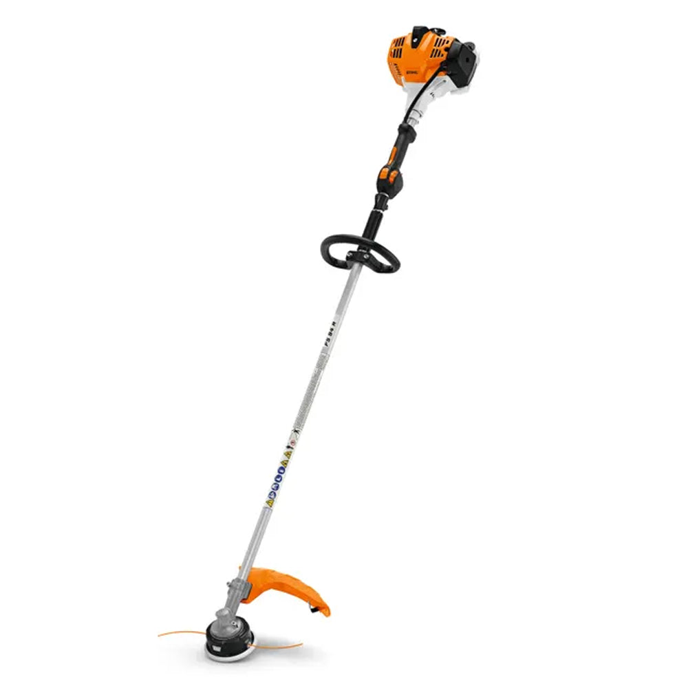 STIHL FS 94 RC-E petrol grass trimmer with loop handle, AutoCut head and harness – available at Mower City Albury. 