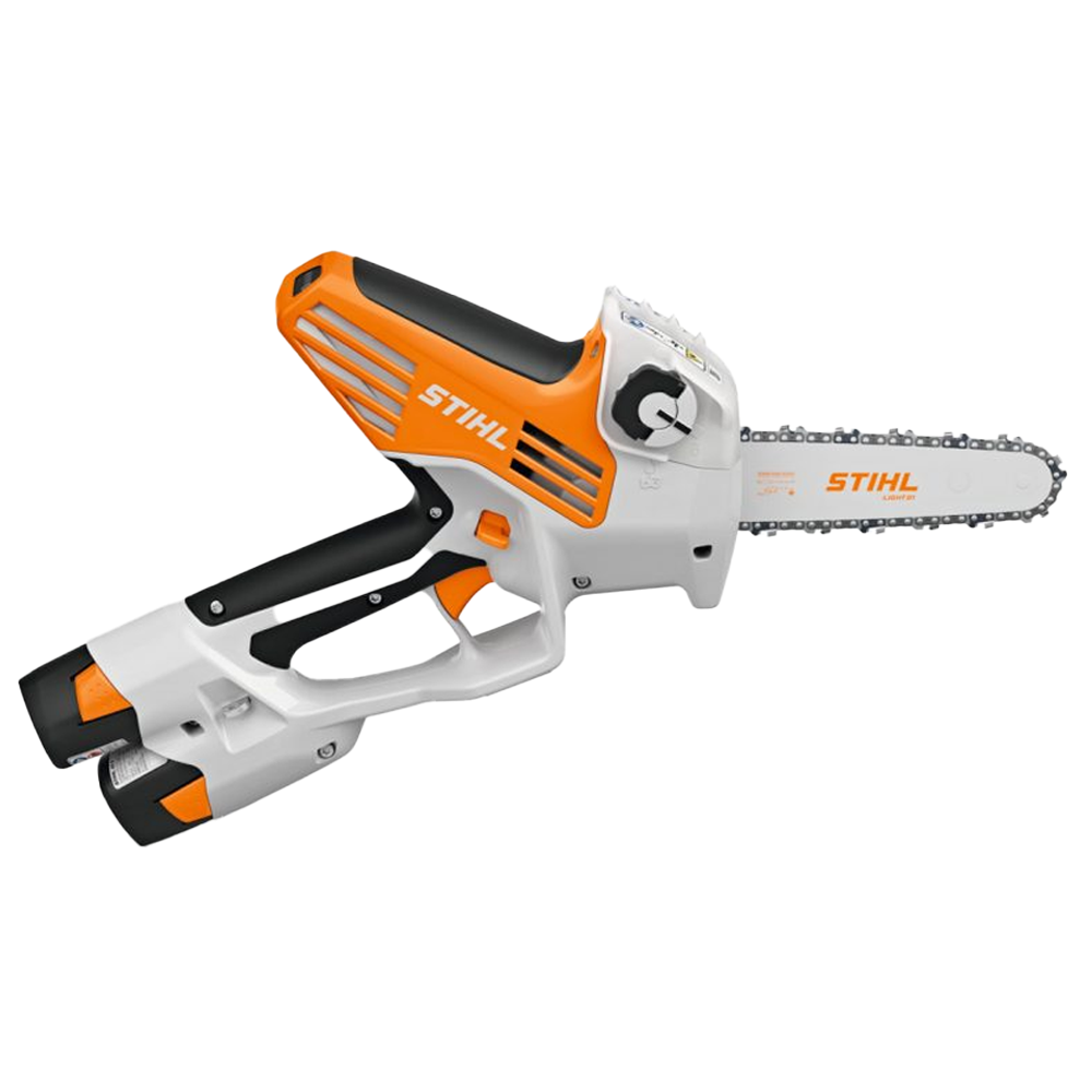 Discover the STIHL GTA 40 Battery Pruner at Mower City Albury, ideal for arborists, landscapers, and construction pros. Compact, powerful, and built for precision tree care and woody material cutting. Includes 2 x AS 2 batteries and charger.