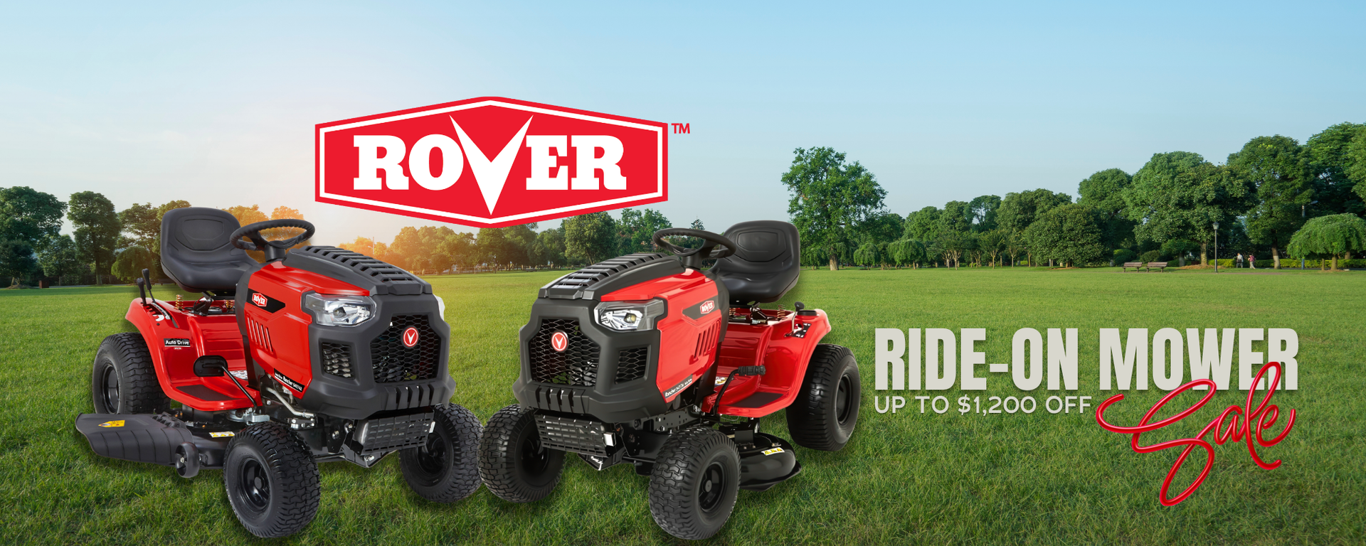 Ride on mower deals - Rover - ends 14 December 2025. Save up to $1200 Rover Rancher autodrive. Albury Wodonga