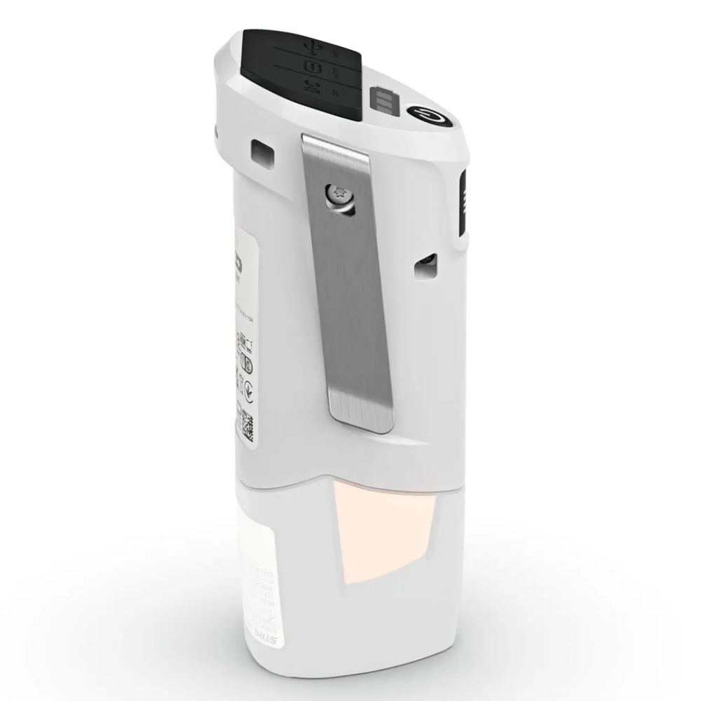 Portable power on the go. The STIHL PS 1 is a multi-function power bank, torch, and charger for AS 2 batteries — ideal for worksites, outdoor use, and staying connected off-grid. Available now at Mower City Albury. side