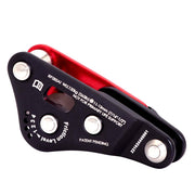 ISC APEX Rope Wrench RP285A2 – adjustable friction SRT climbing tool for arborists, with swing-open side frame and anodised finish. Back