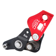 ISC APEX Rope Wrench RP285A2 – adjustable friction SRT climbing tool for arborists, with swing-open side frame and anodised finish. Open