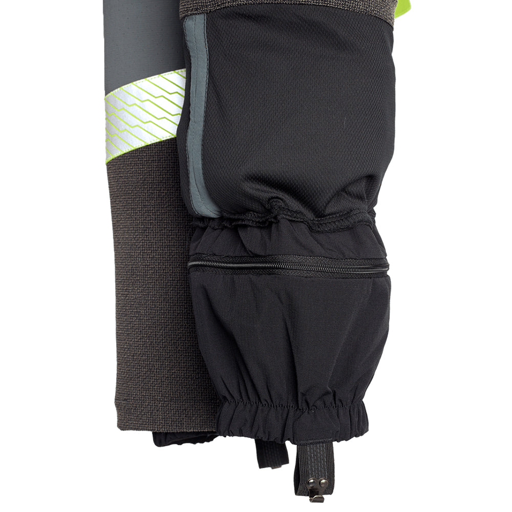 both leg detail Solidur - Climbcut Class 1 Design A chainsaw trousers built for climbing and work at height. Slim fit, Kevlar reinforcement, calf protection. In store in Albury.