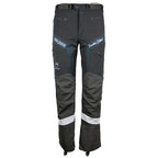 Front of Limited edition Solidur Climbcut chainsaw trousers in blue and grey. Class 1 Design A, water repellent, slim fit for climbing. Mower City Albury.