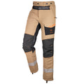 front view of solidur Breathable Class 1 Design A chainsaw trousers for hot weather. Mesh vents, CoolMax lining, stretch fabric. Standard and long leg. Mower City Albury.