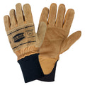 Solidur Heavy-duty cowhide gloves for fencing, barbed wire, thorny scrub and timber handling. Top-level abrasion and puncture resistance. Albury.