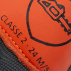 solidur Class 2 chainsaw gloves with left-hand protection, water-repellent cowhide palm and artery protector. Available at Mower City Albury.