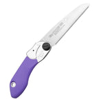 Explore the Silky SawLittle Giant Pocket Boy range at Mower City Albury. Compact yet powerful, these saws come in various tooth sizes, blade lengths, and handle colors. Portable with a perspex carry case. Interchangeable blades for ultimate convenience. Find your perfect Pocket Boy today! Purple Extra fine tooth