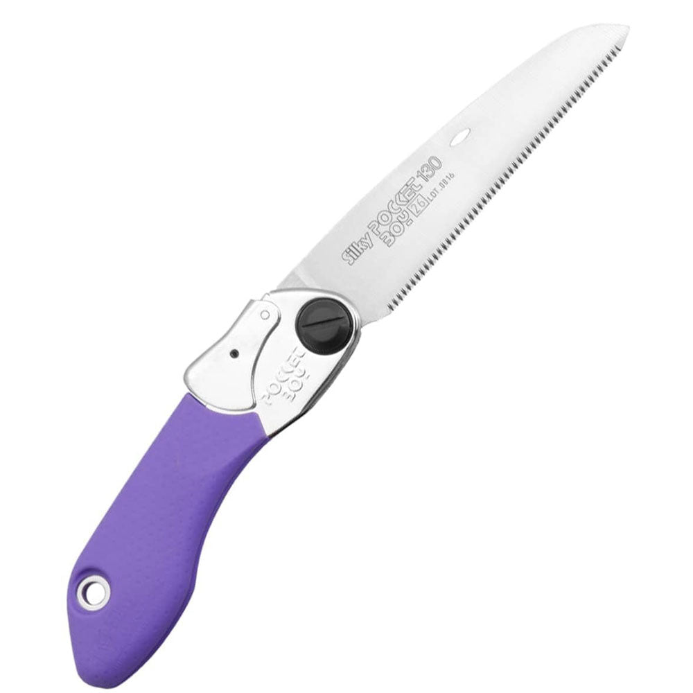 Explore the Silky SawLittle Giant Pocket Boy range at Mower City Albury. Compact yet powerful, these saws come in various tooth sizes, blade lengths, and handle colors. Portable with a perspex carry case. Interchangeable blades for ultimate convenience. Find your perfect Pocket Boy today! Purple Extra fine tooth