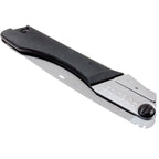 Discover the versatile Gomboy Medium-Tooth Folding Silky Saw for pruning, carpentry, and on-the-go tasks. Enjoy smooth, quick cuts with its hollow ground blades and rust prevention. Conveniently store it in the hinged carrying case. Experience superior grip, even in wet conditions, thanks to the special Gom rubber formula. Visit Mower City Albury today! 2