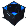 The STEIN Folding 44cm Cube MKII: Your ultimate throwline storage solution awaits! Built for durability and convenience, this versatile cube boasts rubber-capped corner rods, a heavy-duty stretch base, and two internal pockets. Buy today from Mower City Albury, your local arbory experts serving Albury, Wodonga & Surrounds. Top View