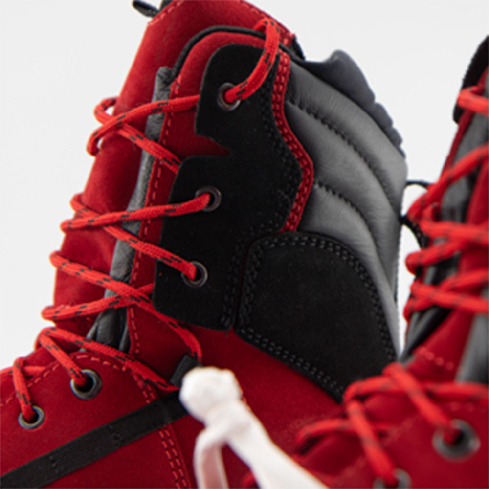 Solidur Class 2 chainsaw climbing boots for arborists. Vibram Winkler sole with through-holes for an SRT foot loop. Resoleable. Mower City Albury. detail1
