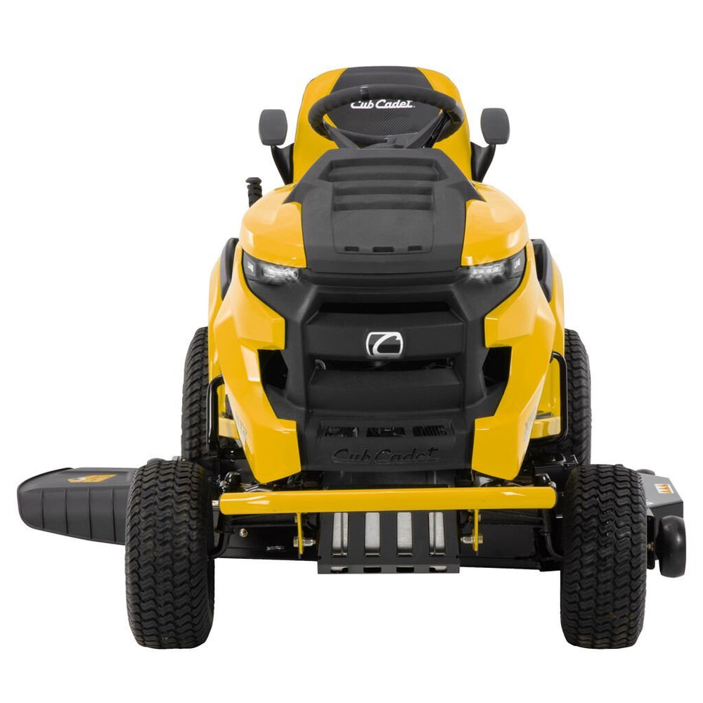 Cub Cadet Enduro XT2 LX 46 K ride-on mower with 24HP Kawasaki engine, 46-inch fabricated deck and diff lock, suited to properties up to 5 acres. Talk to the team at Mower City Albury. Front View