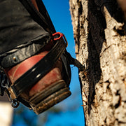 Elevate your tree climbing game with Distel Gecko Aluminum Climber Spurs. Lightweight, adjustable, and crafted for comfort, these climbers offer reliable traction and support up to 110kg. Shop now at Mower City Albury for the ultimate climbing experience. in-action