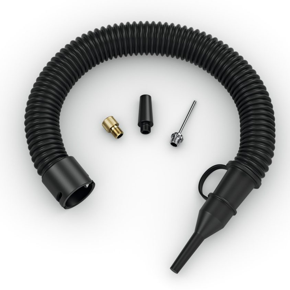 Portable STIHL KOA 20 Air Inflator with battery & charger. Inflate tyres, balls & gear with ease. In stock at Mower City Albury - Online and In-Store - all charging accessories included