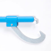 Get a grip on log rolling with the Logrite Cant Hook from Mower City Albury. Crafted with a durable aluminium handle and heat-treated zinc-plated hook, it's your ultimate tool for moving logs - with 6 different sizes to suit all log diameters. Shop now with your local arbory and outdoor power equipment experts Cant Hook close up