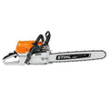 STIHL MS 462 C-M professional petrol chainsaw with 72.2cc engine, 4.4kW power and 20” bar. Built for forestry, felling and delimbing. Available at Mower City Albury.