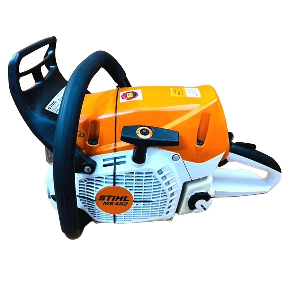 STIHL MS 462 C-M professional petrol chainsaw with 72.2cc engine, 4.4kW power and 20” bar. Built for forestry, felling and delimbing. Available at Mower City Albury. 2