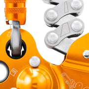 Experience unparalleled precision and control with the Petzl ZigZag Plus, the ultimate tool for efficient tree climbing. Designed for ascending and descending, mechanical Prusik offers intuitive operation, versatile functionality, durable construction. Buy online or in-store today from Mower City Albury.  Upper attachment hole