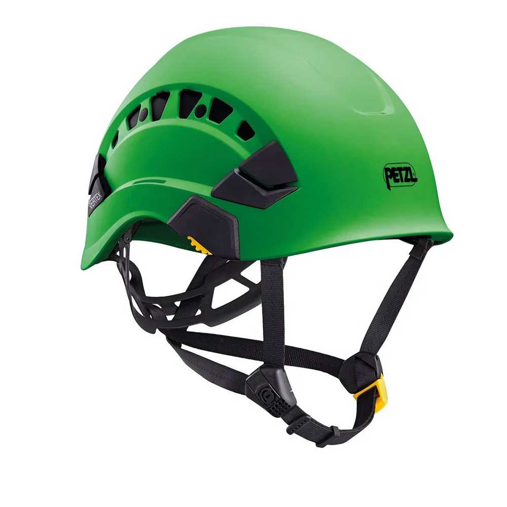 Petzl Vertex Vent Helmet for arborists & work-at-height professionals. Certified, vented & adjustable. Buy online or in-store at Mower City Albury. Green