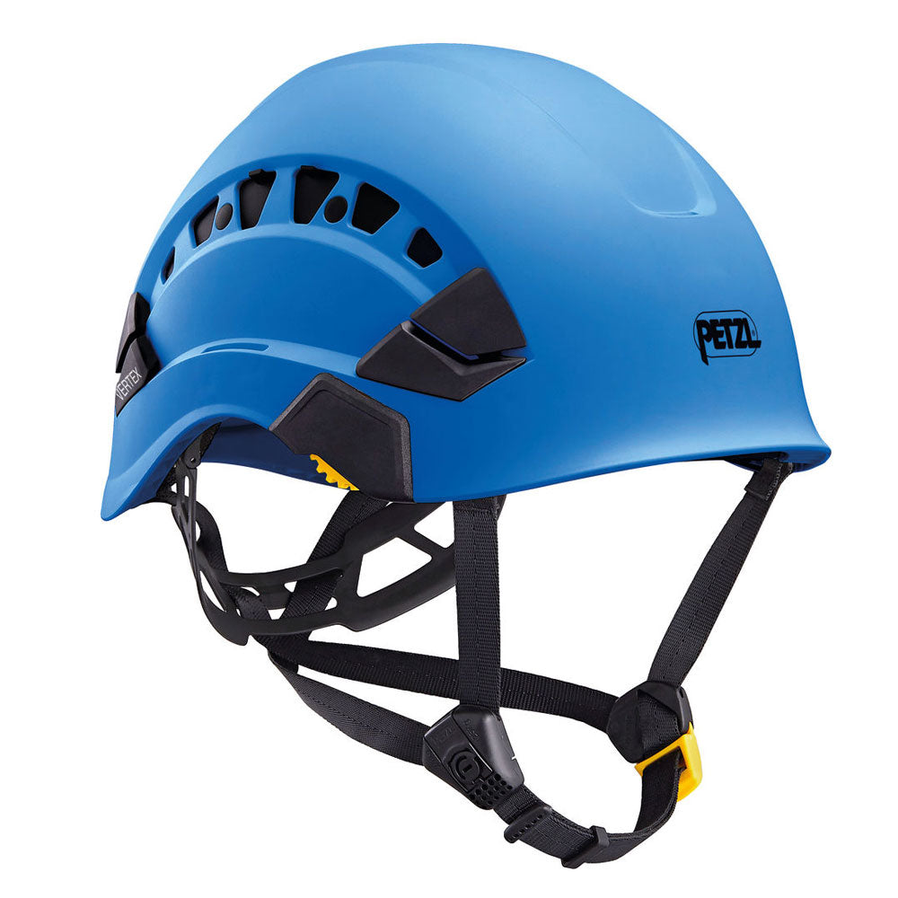 Petzl Vertex Vent Helmet for arborists & work-at-height professionals. Certified, vented & adjustable. Buy online or in-store at Mower City Albury. Blue