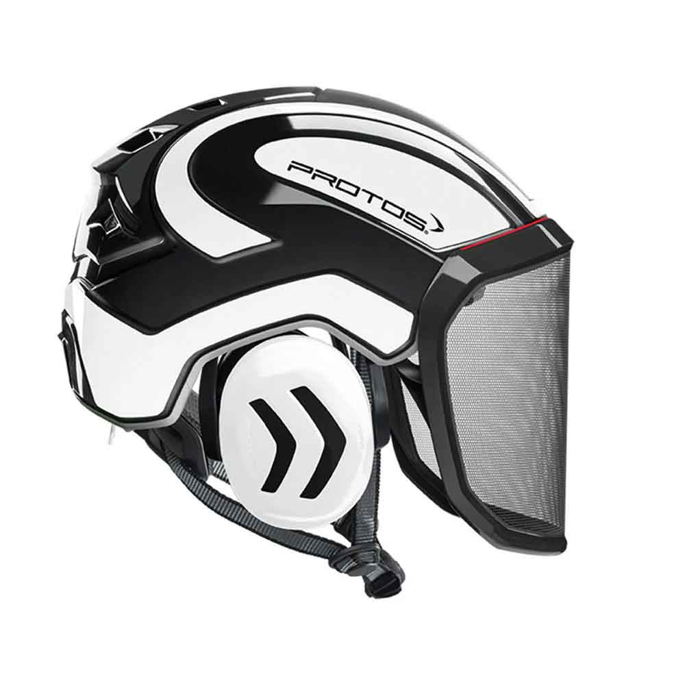 Protos Integral Aborist Helmet with Earmuffs & Visor