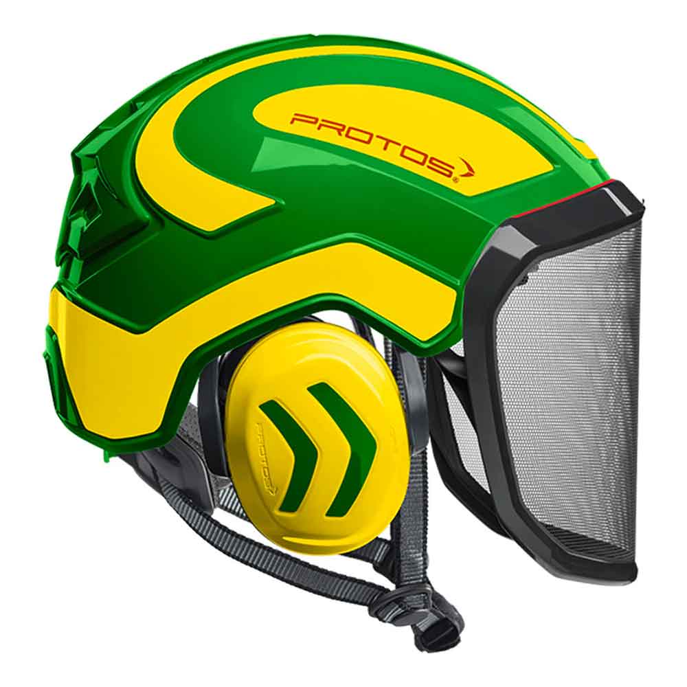 Protos Integral Aborist Helmet with Earmuffs & Visor