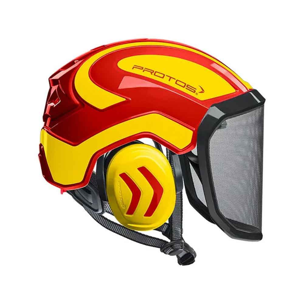 Protos Integral Aborist Helmet with Earmuffs & Visor
