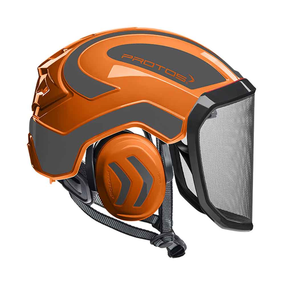 Protos Integral Aborist Helmet with Earmuffs & Visor