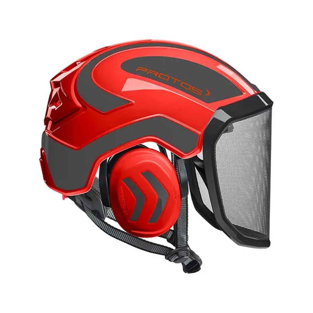 Protos Integral Aborist Helmet with Earmuffs & Visor