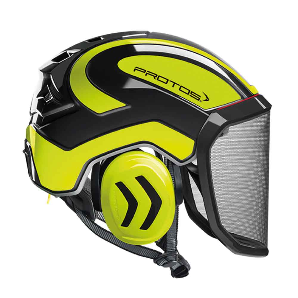 Protos Integral Aborist Helmet with Earmuffs & Visor