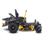Cub Cadet Ultima Z2 42 zero-turn mower with 21.5HP Kawasaki engine and 42-inch fabricated deck. Built for blocks up to four acres. Available at Mower City Albury. Side profile
