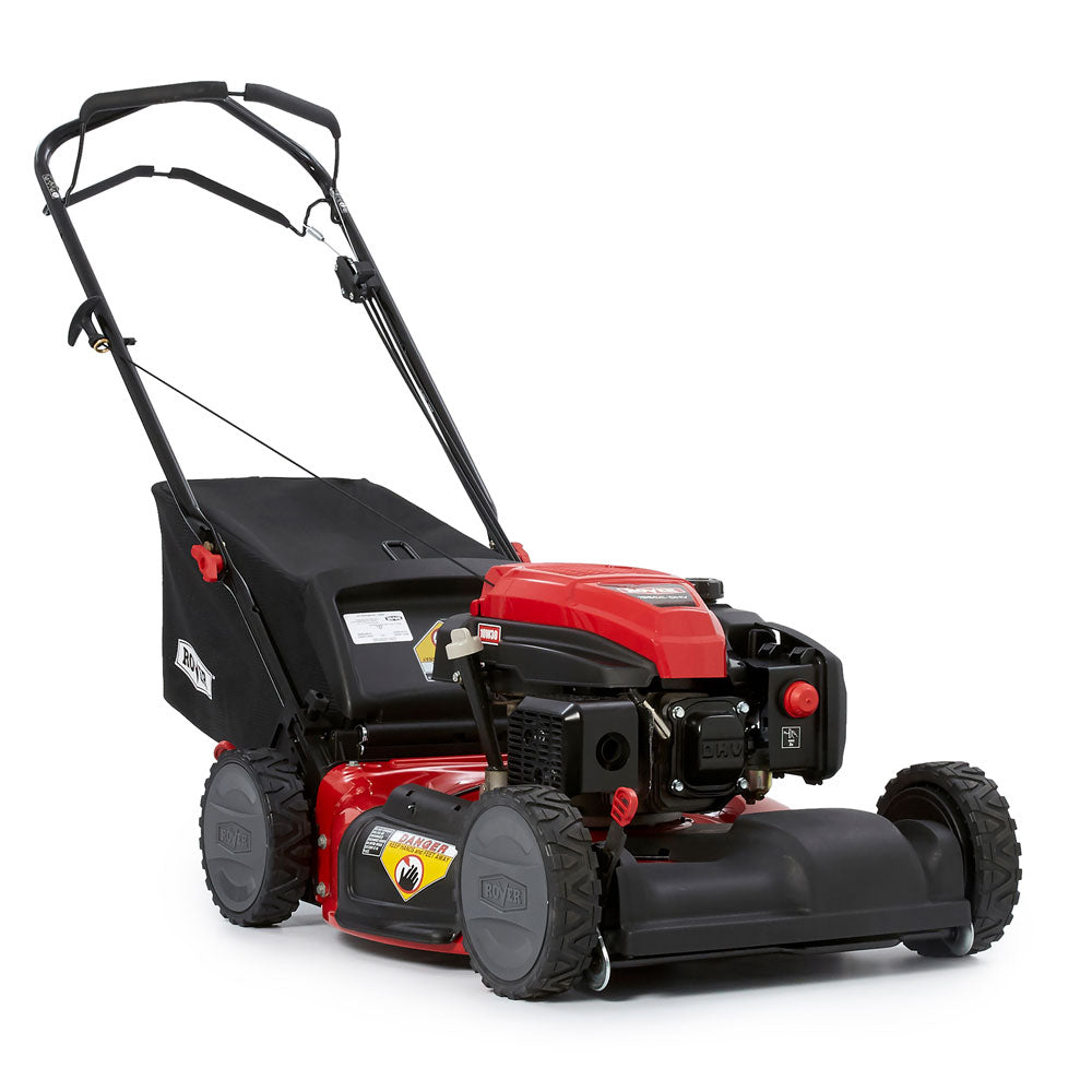 The Rover Duracut 955 SP: Self propelled with Cut, Catch, Mulch and Side Discharge functions. 21" cutting deck, 196cc Rover engine maintains blade speed & cutting performance. 4 x Swing back blades. Warranty: Rover 5-year unit and engine domestic warranty. Test drive today at Mower City Albury 123