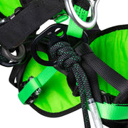 The Buckingham Agilityª Harness features proper fit, adjustment slippage, suspension systems mobility, lower hardware & attachment options during suspension. New back pad for max. support, new Leg Pad/Suspension & Segmented Rope Bridge/Suspension bridge systems. Lower rigging plate hardware design. Size S-M-L. 123