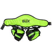 The Buckingham Agility Harness features proper fit, adjustment slippage, suspension systems mobility, lower hardware & attachment options during suspension. New back pad for max. support, new Leg Pad/Suspension & Segmented Rope Bridge/Suspension bridge systems. Lower rigging plate hardware design. Size S-M-L. 123