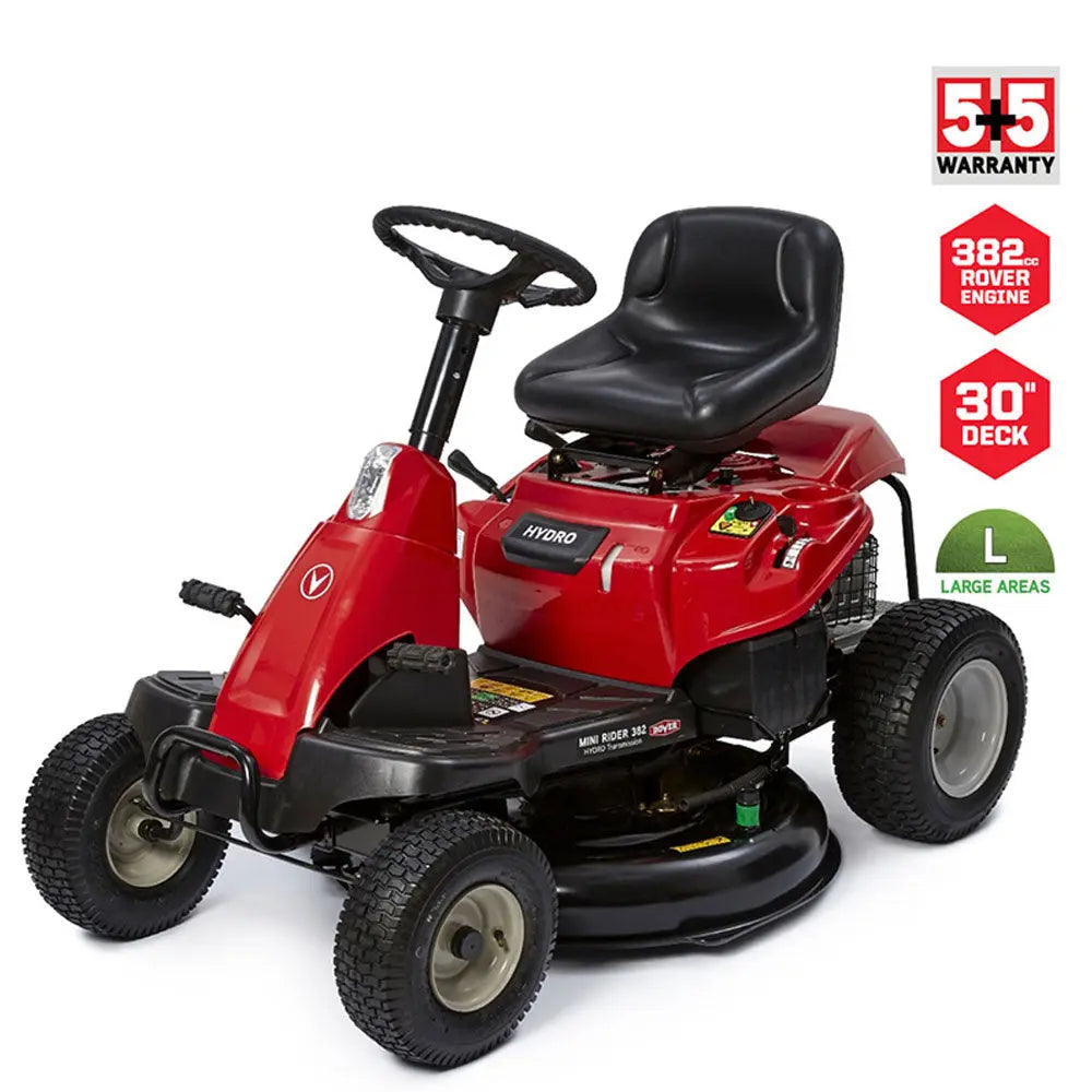 Rover Mini Rider Hydro Ride On Mower | Mower City Albury