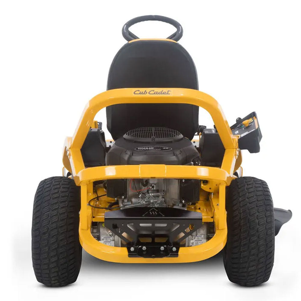 The Cub Cadet ZTS 1 46 Zero Turn Ride On Mower with zero turn agility & stable safe handling on slopes, for challenging terrainup to 5 acres. With a 679cc Cub Cadet engine, Steering wheel control & 4 wheel steering, Dual EZT 2200 Hydrostatic Transmission, Synchro Steer.  Warranty : 3 Years 123