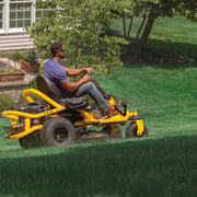 The Cub Cadet ZTS 1 46 Zero Turn Ride On Mower with zero turn agility & stable safe handling on slopes, for challenging terrainup to 5 acres. With a 679cc Cub Cadet engine, Steering wheel control & 4 wheel steering, Dual EZT 2200 Hydrostatic Transmission, Synchro Steer.  Warranty : 3 Years 123