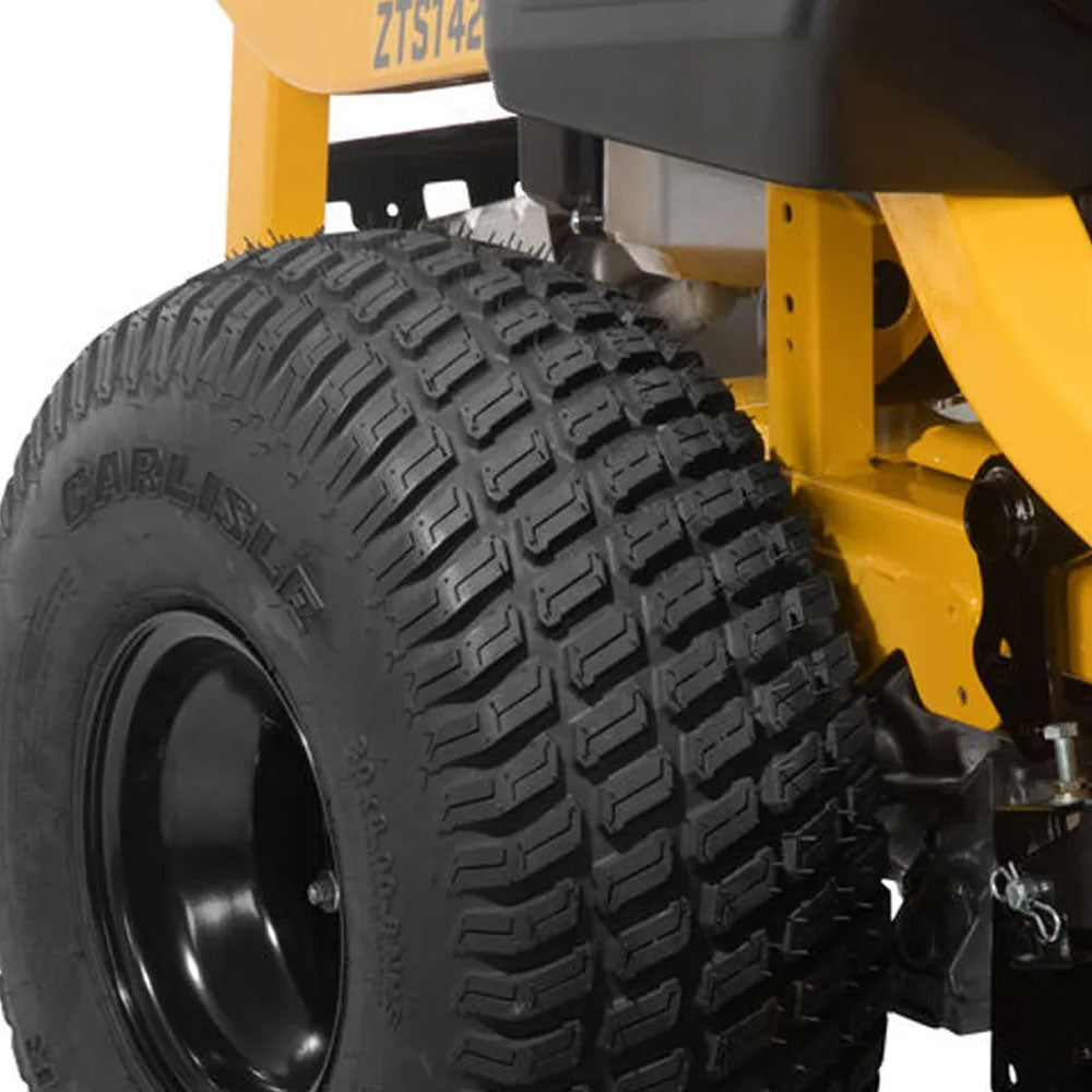 The Cub Cadet ZTS 1 46 Zero Turn Ride On Mower with zero turn agility & stable safe handling on slopes, for challenging terrainup to 5 acres. With a 679cc Cub Cadet engine, Steering wheel control & 4 wheel steering, Dual EZT 2200 Hydrostatic Transmission, Synchro Steer.  Warranty : 3 Years 123