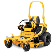 The Cub Cadet Ultima ZTX5 54. Cutting edge design with commercial grade features-5 4" 10 G fabricated steel deck, ROPS bar & dual ZT3200 transmission-the ultimate in durability with many ergonomic features built in. Ideal for a wide range of blocks & terrains. At Mower City Albury. 3 years domestic /2 Year commercial Warranty. 123